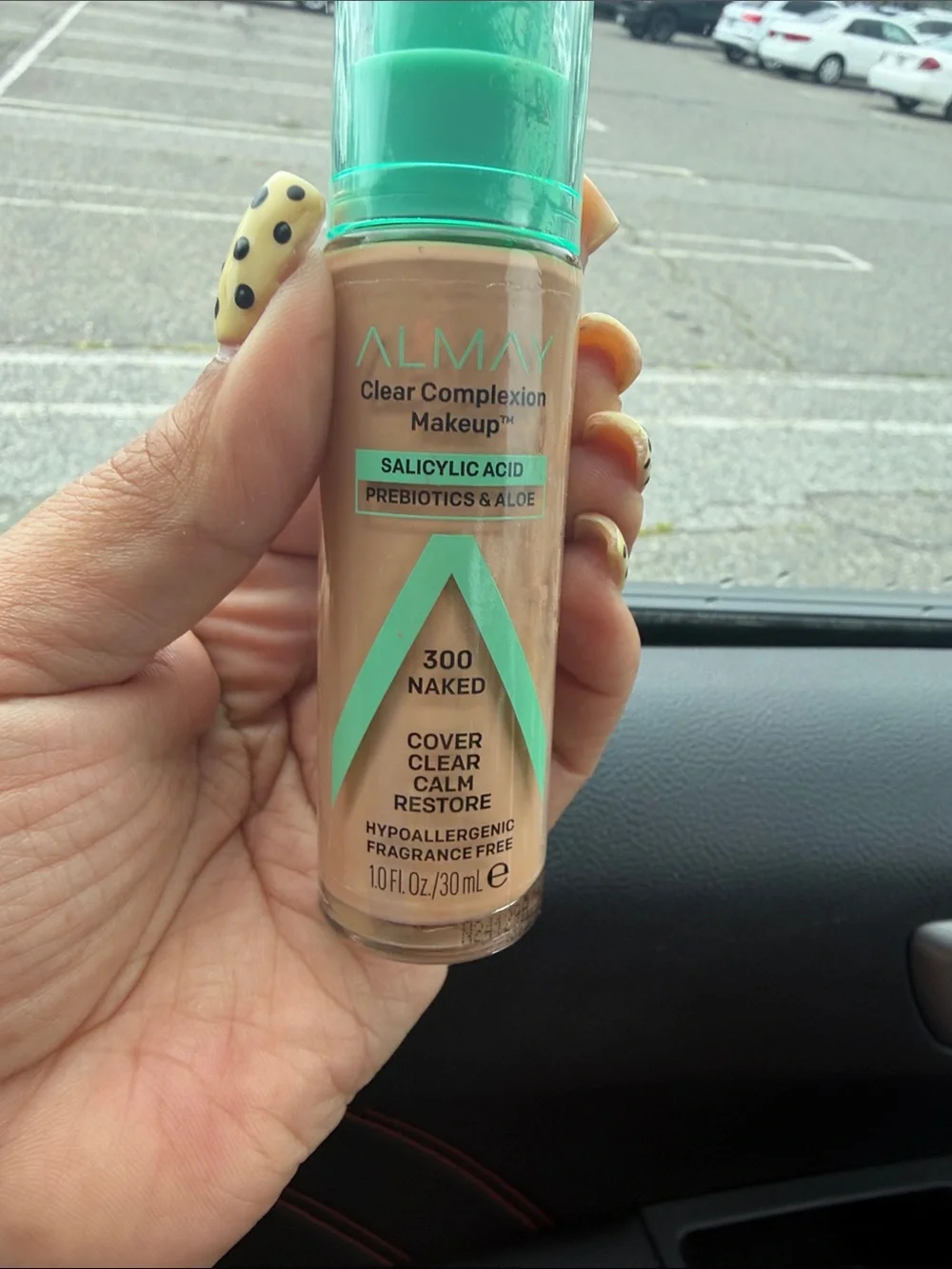 Almay Clear Complexion Makeup Foundation - Nude Beige with Teal Cap